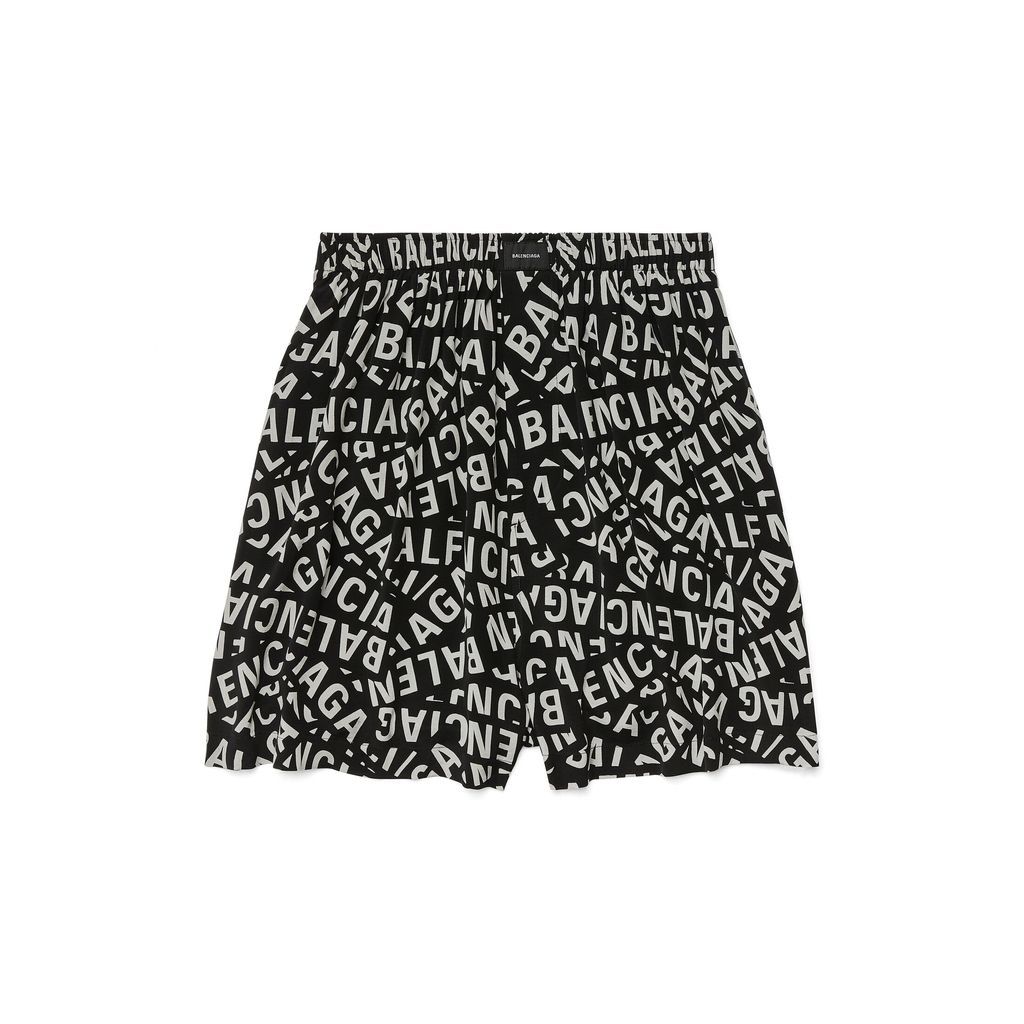 Logo Strips Pyjama Shorts