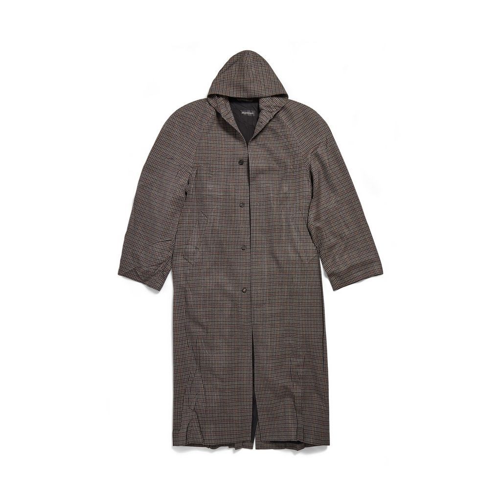 Raglan Hooded Coat