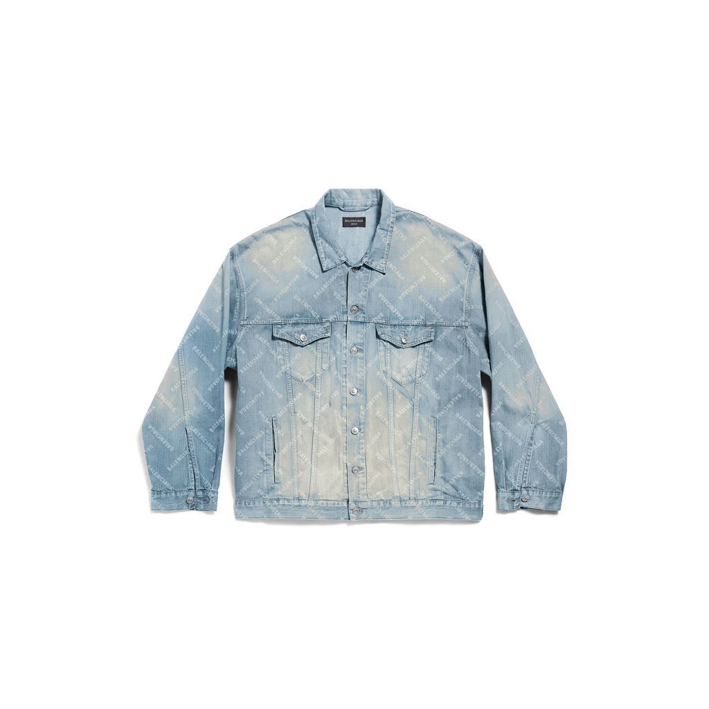 Bal Diagonal Allover Oversized Jacket