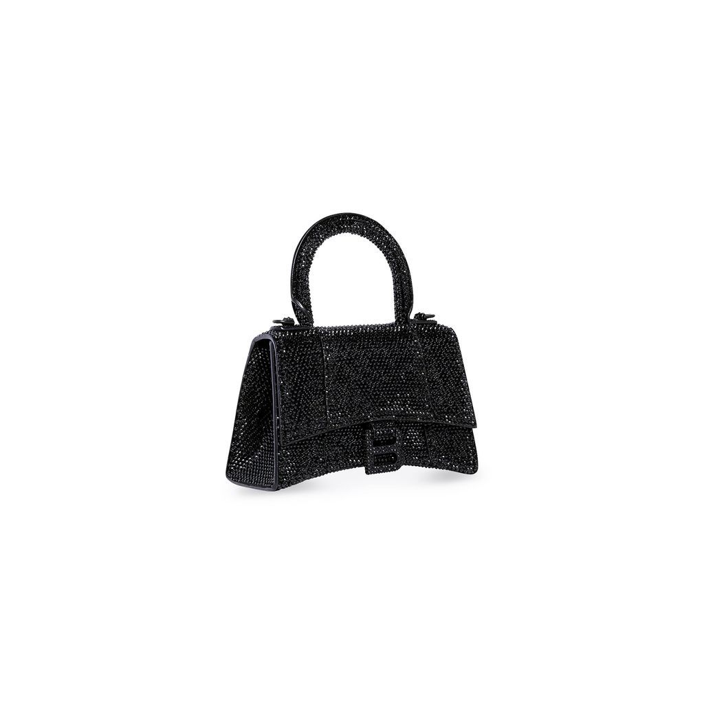 Hourglass XS Handbag With Rhinestones