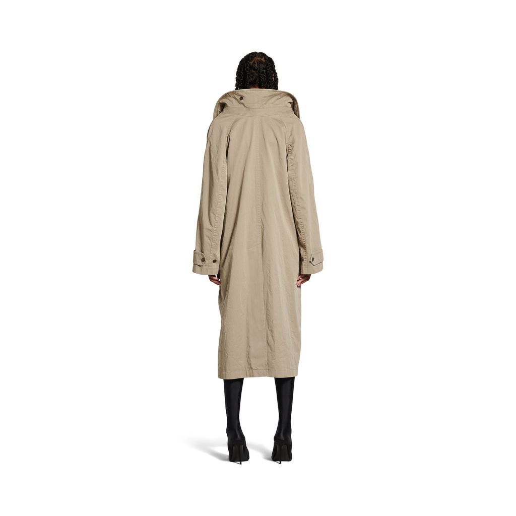 Off Shoulder Carcoat