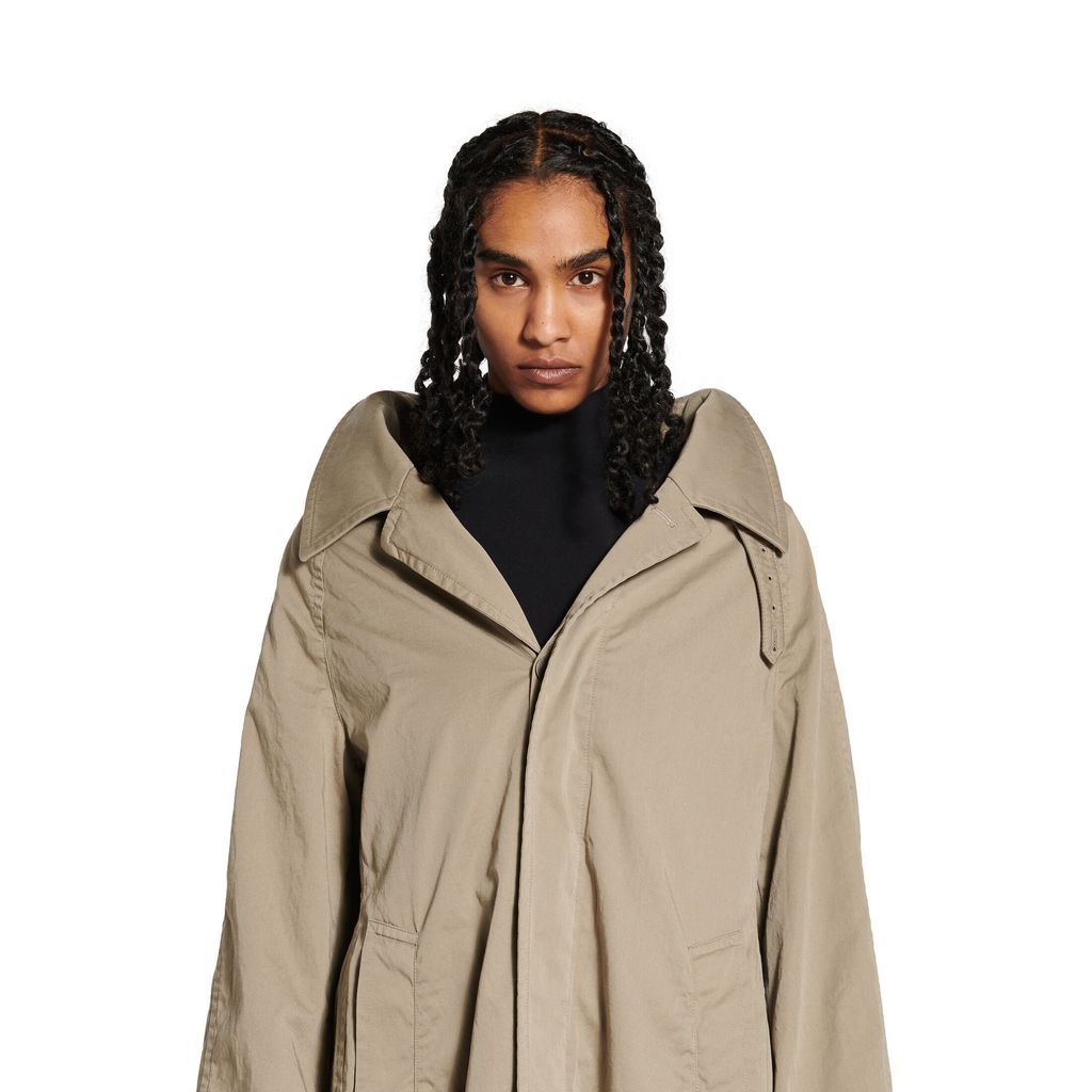 Off Shoulder Carcoat