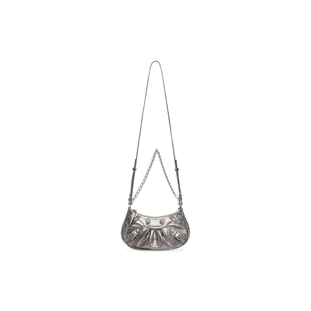 Le Cagole Mini Bag With Chain Metallized