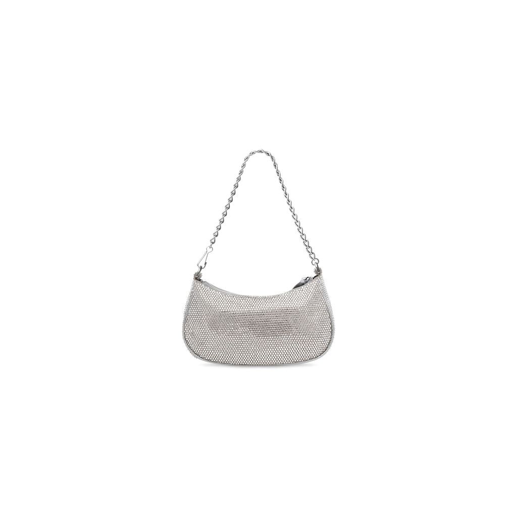 Le Cagole Mini Bag With Chain And Rhinestones