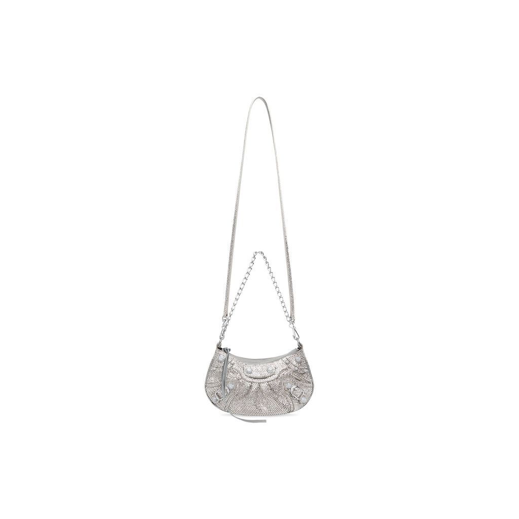 Le Cagole Mini Bag With Chain And Rhinestones