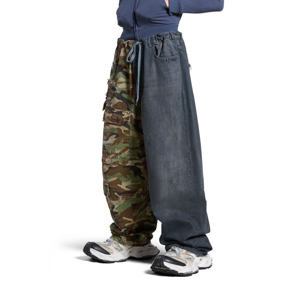 Dark Camo Hybrid Baggy Pants