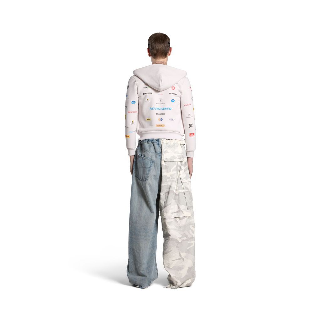 Business English Zip-Up Hoodie Small Fit