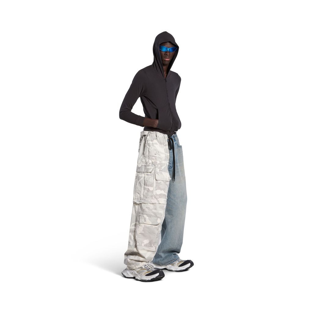 Grayscale Camo Hybrid Baggy Pants