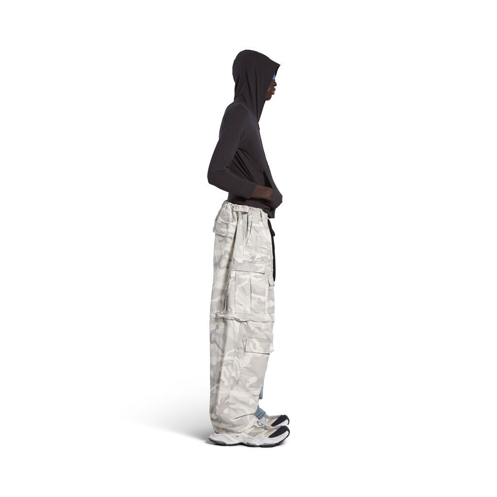 Grayscale Camo Hybrid Baggy Pants