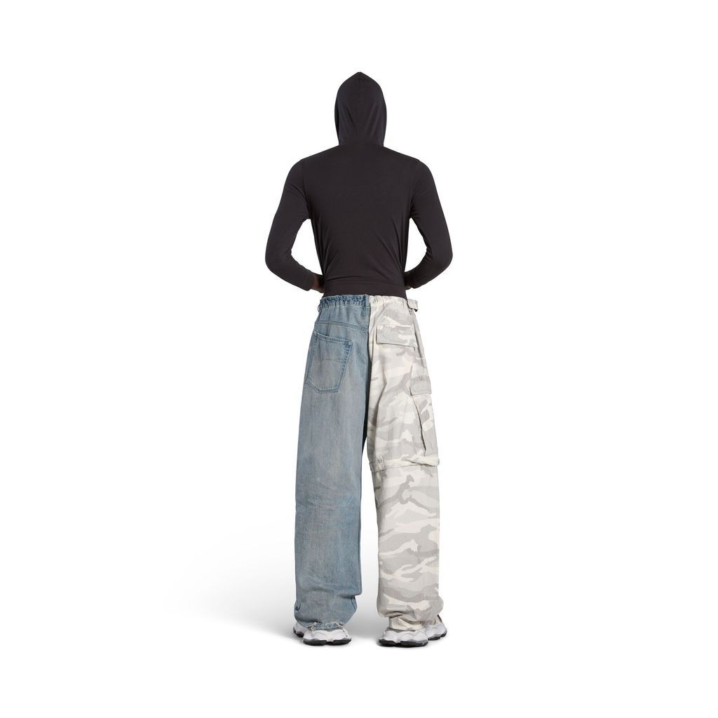Grayscale Camo Hybrid Baggy Pants