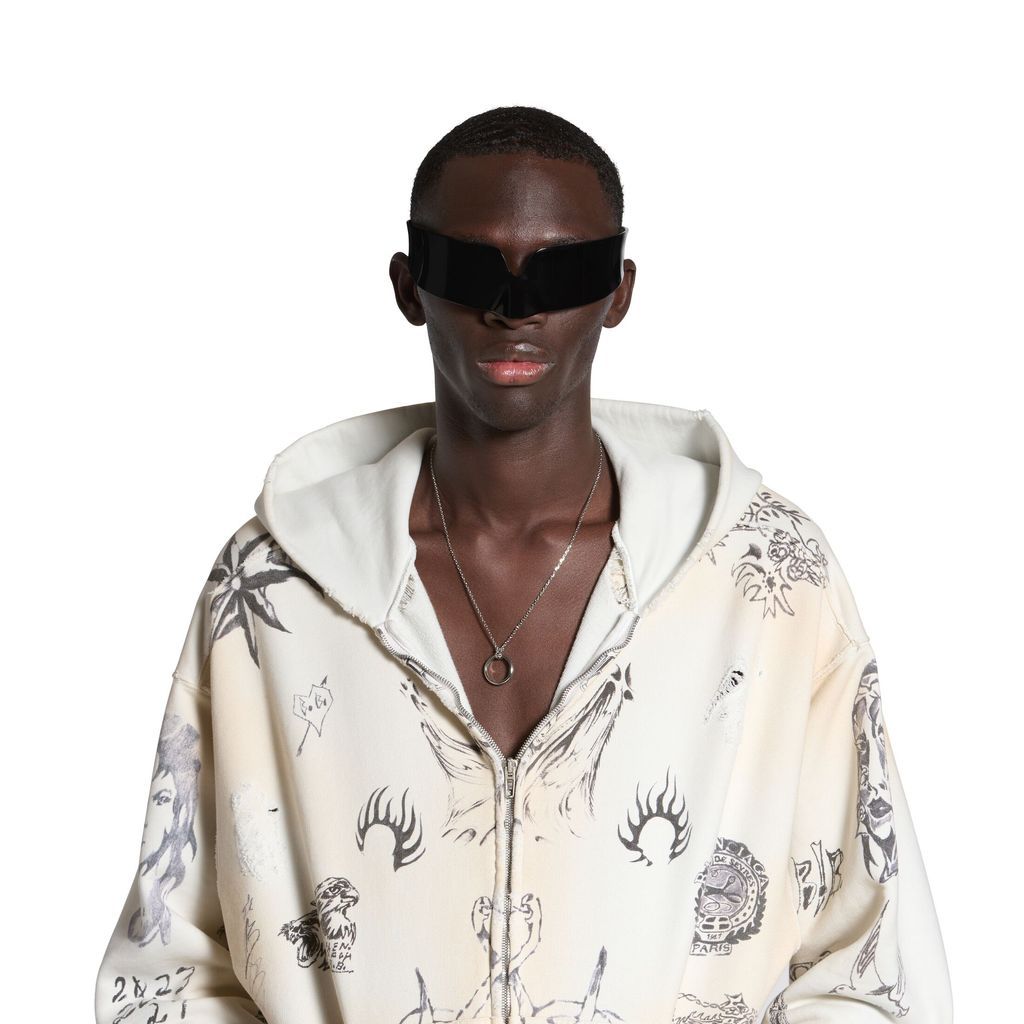 Tat Zip-Up Hoodie Medium Fit