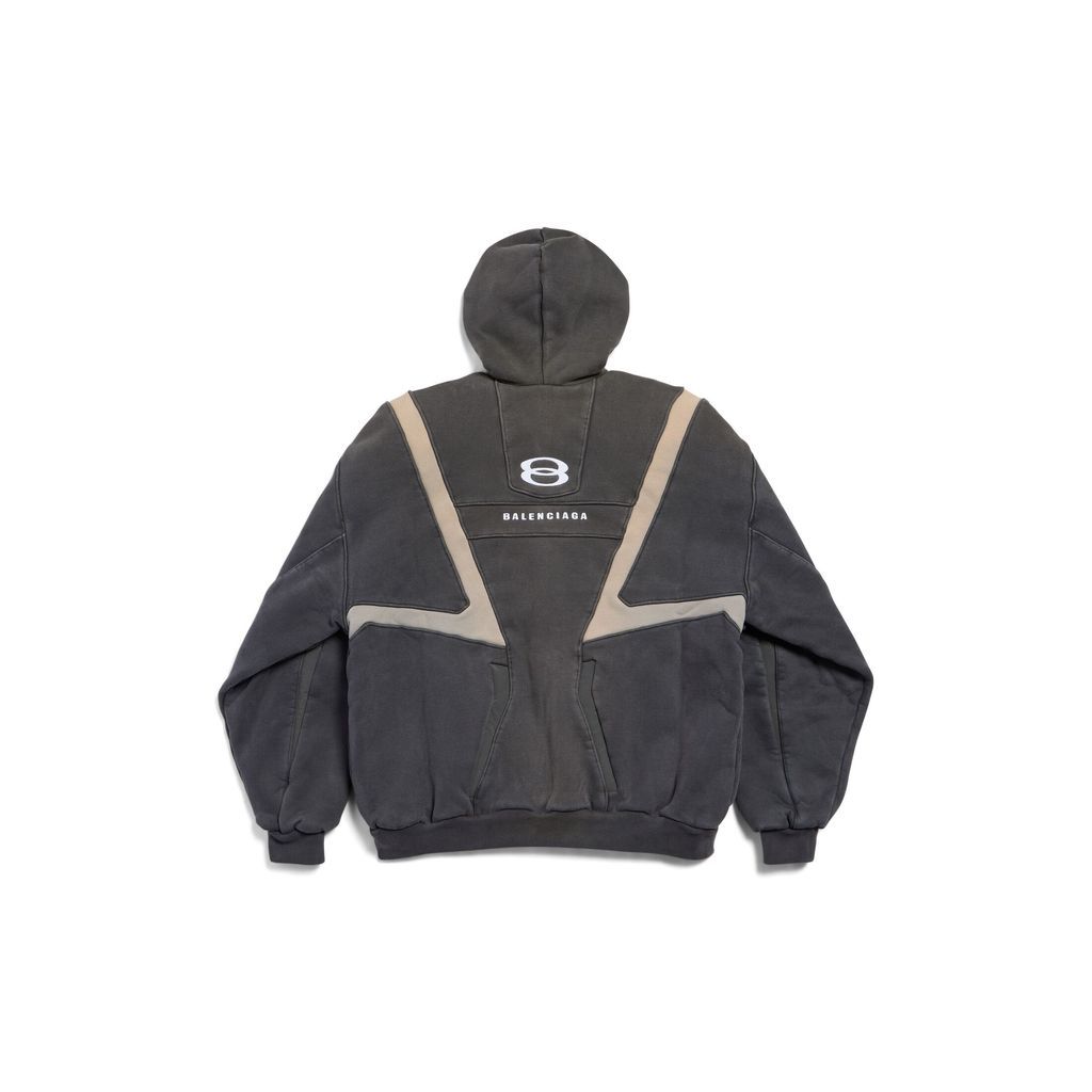 Unity Sports Icon Biker Zip-Up Hoodie Oversized