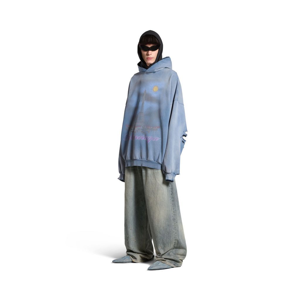 Paris Moon Hoodie Oversized