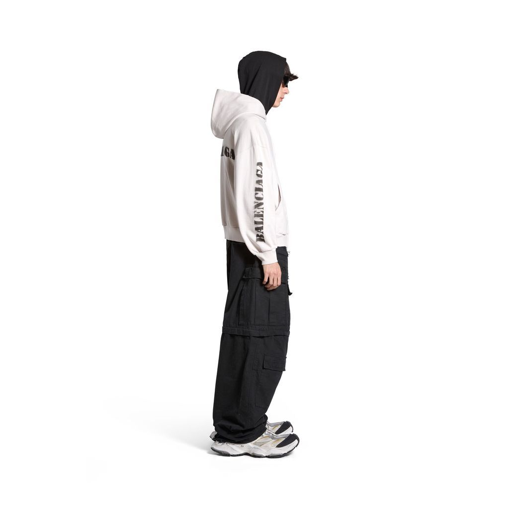 Stencil Type Zip-Up Hoodie Regular Fit