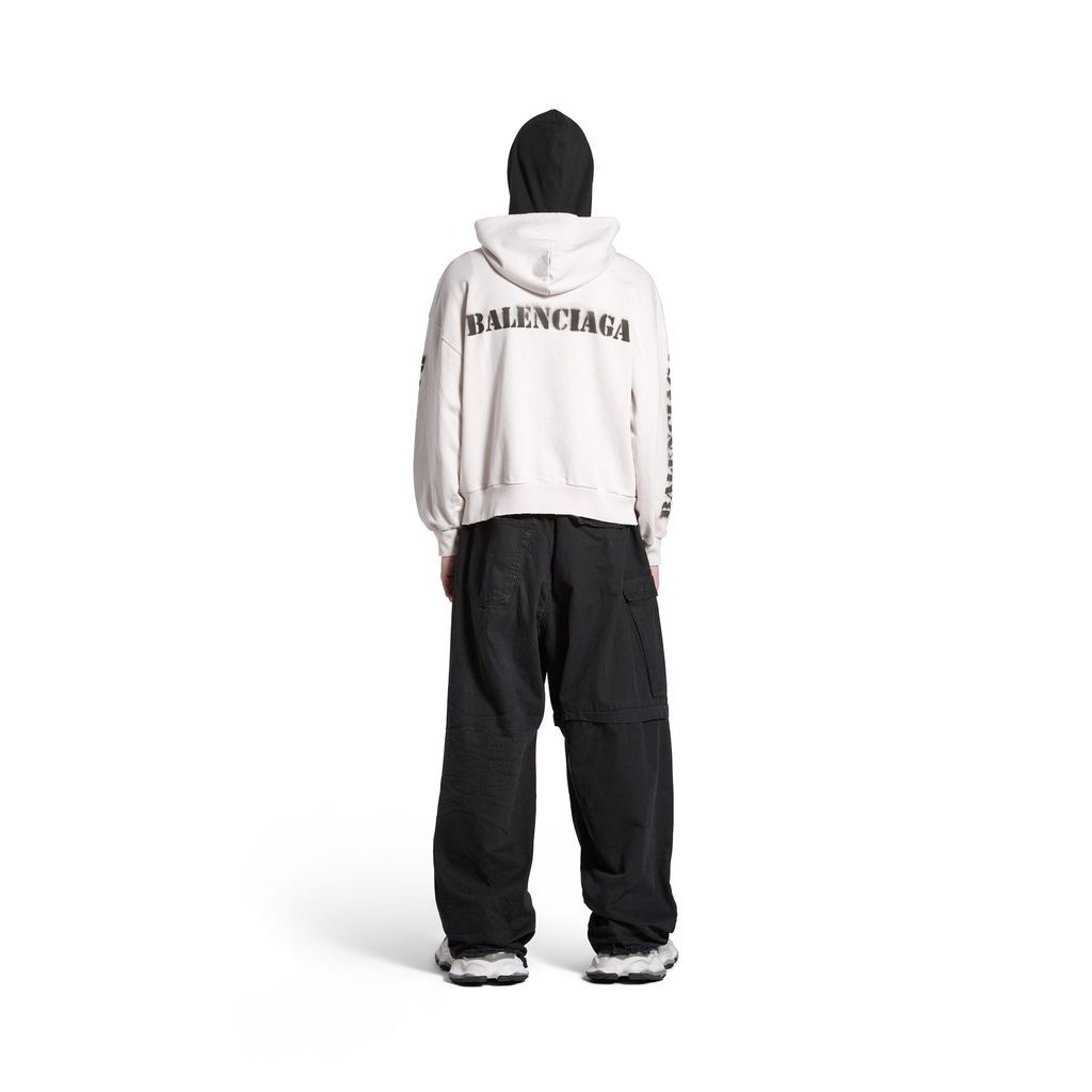 Stencil Type Zip-Up Hoodie Regular Fit