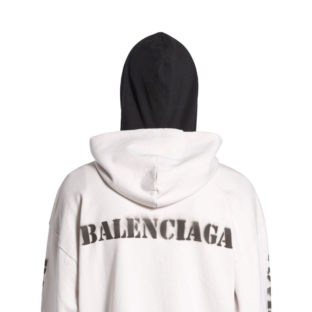 Stencil Type Zip-Up Hoodie Regular Fit