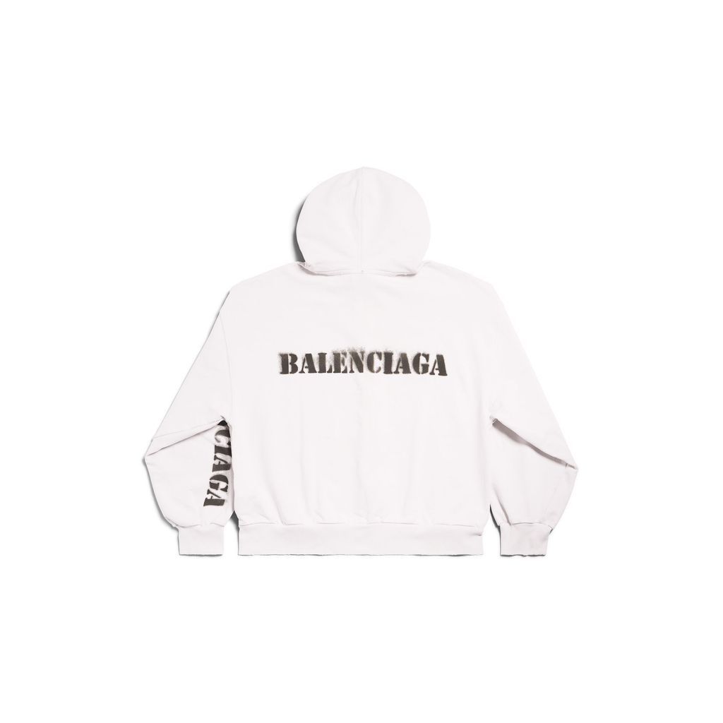 Stencil Type Zip-Up Hoodie Regular Fit