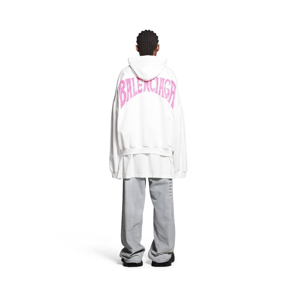 Paris Tropical Round Hoodie Oversized