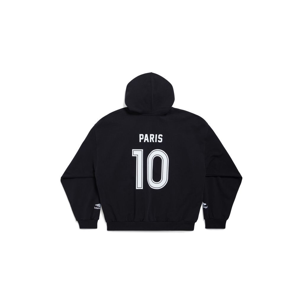 Paris Soccer Zip-Up Hoodie Medium Fit