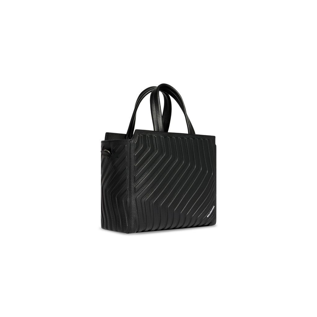Car Zipped Small East-West Tote Bag