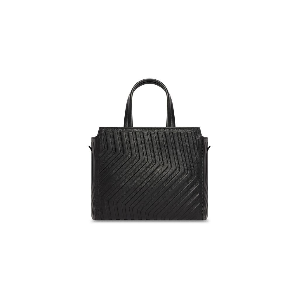 Car Zipped Small East-West Tote Bag