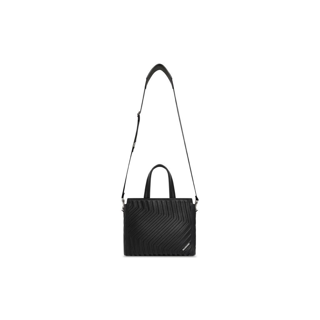 Car Zipped Small East-West Tote Bag