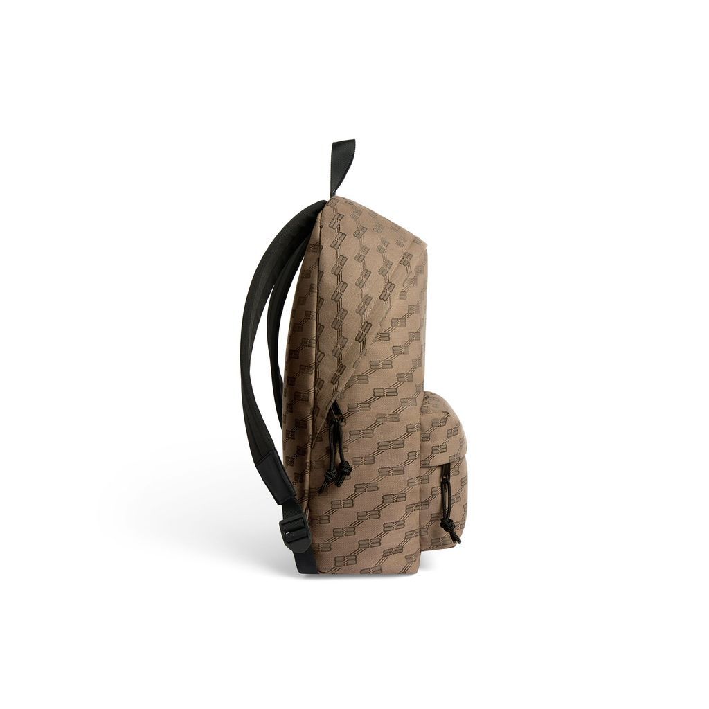 Signature Medium Backpack BB Monogram Jacquard Canvas