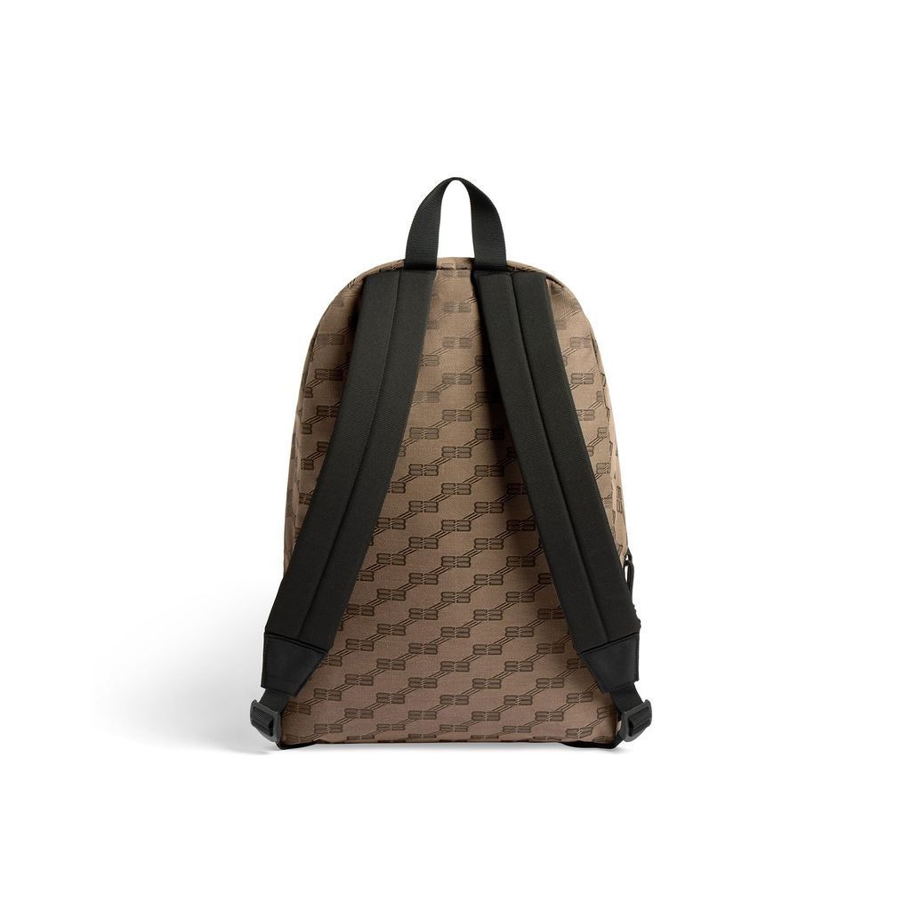 Signature Medium Backpack BB Monogram Jacquard Canvas