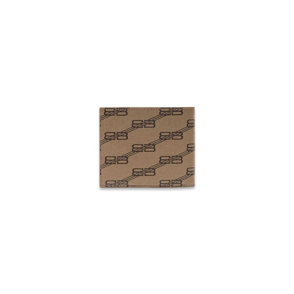 Signature Square Folded Wallet BB Monogram Coated Canvas
