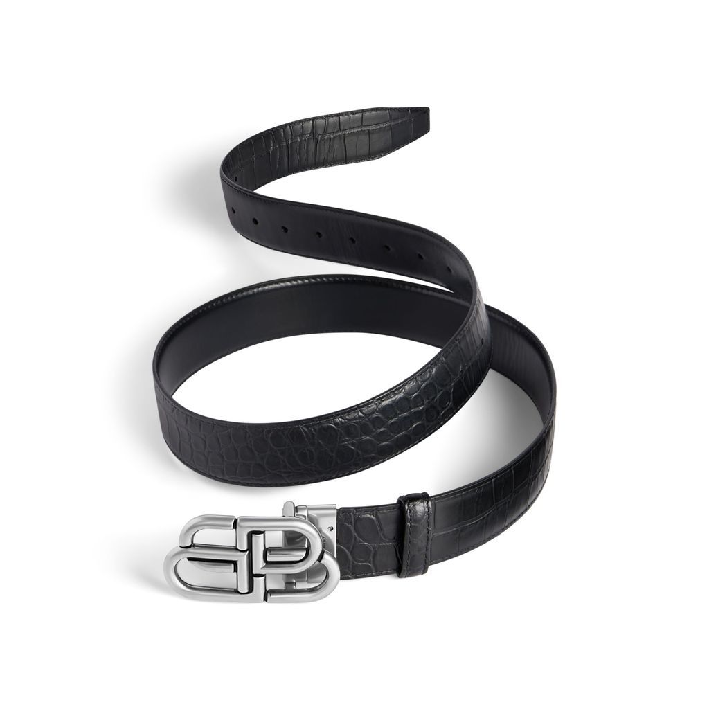 BB Reversible Belt Crocodile Embossed