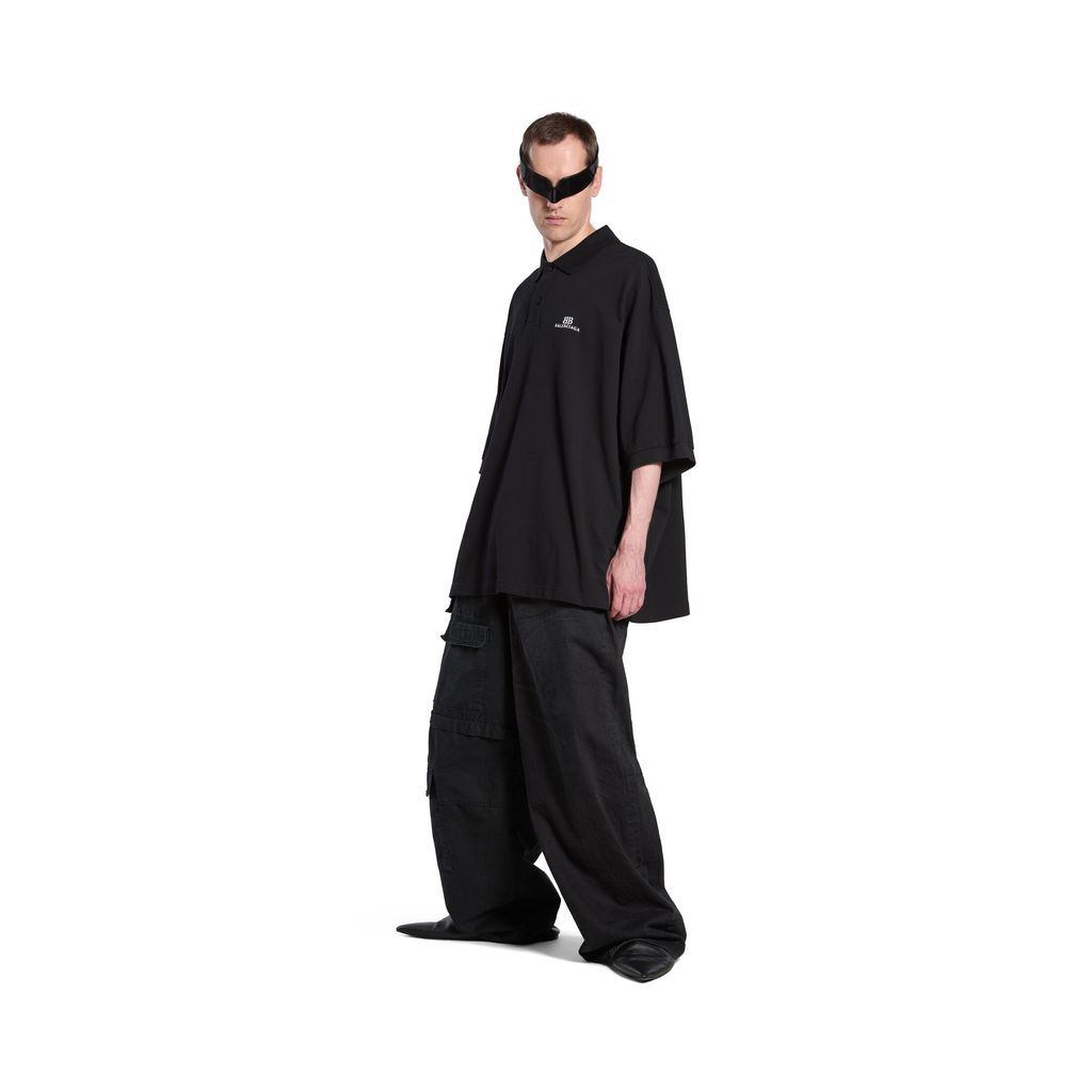 BB Classic Balenciaga Polo Shirt Oversized