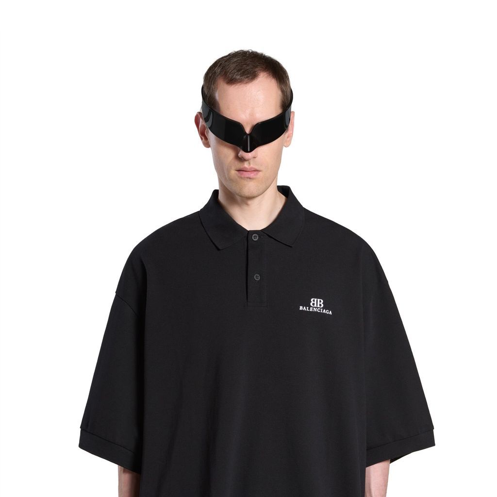 BB Classic Balenciaga Polo Shirt Oversized
