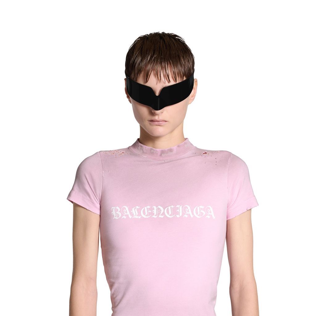 Gothic Type Shrunk T-Shirt Bodycon Fit
