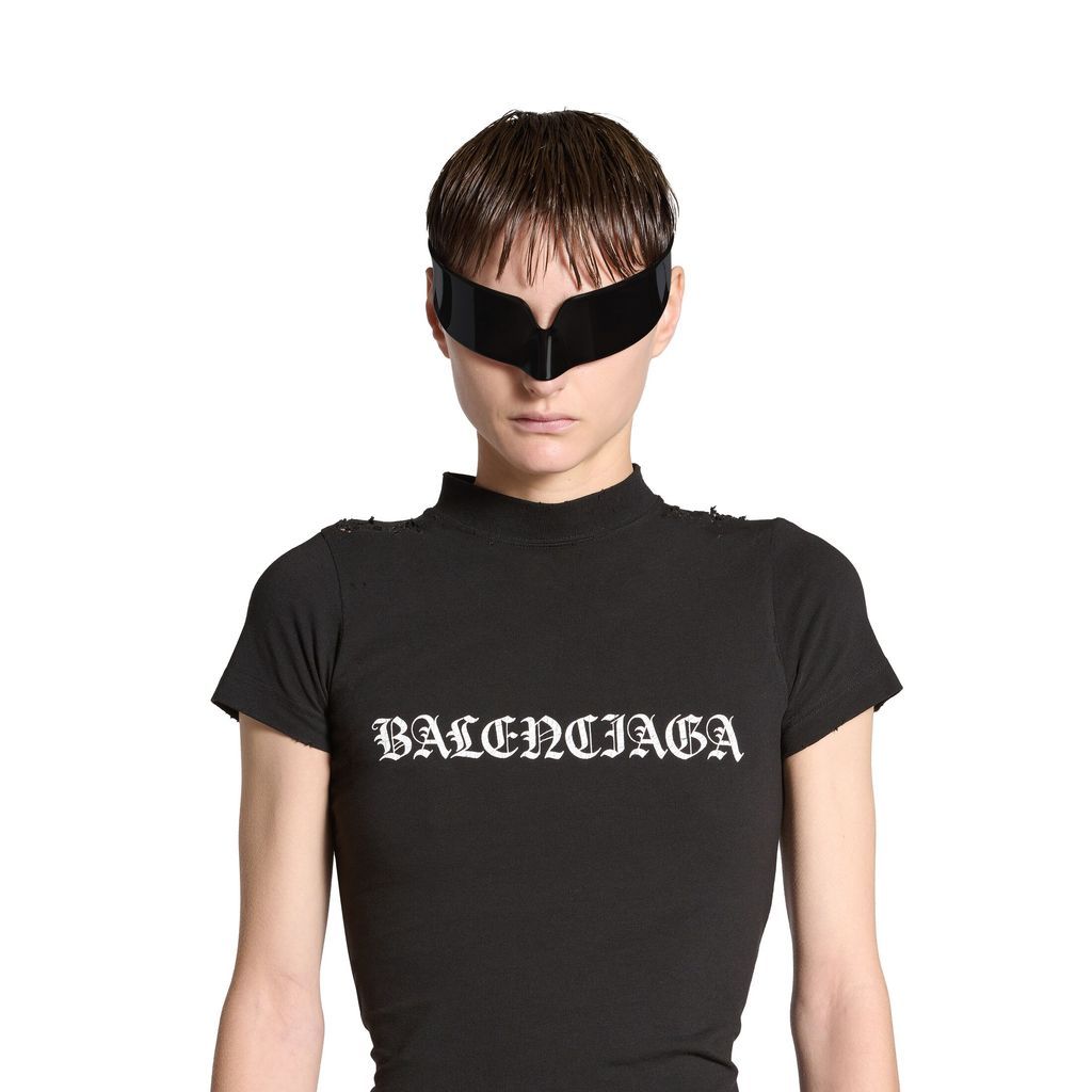 Gothic Type Shrunk T-Shirt Bodycon Fit