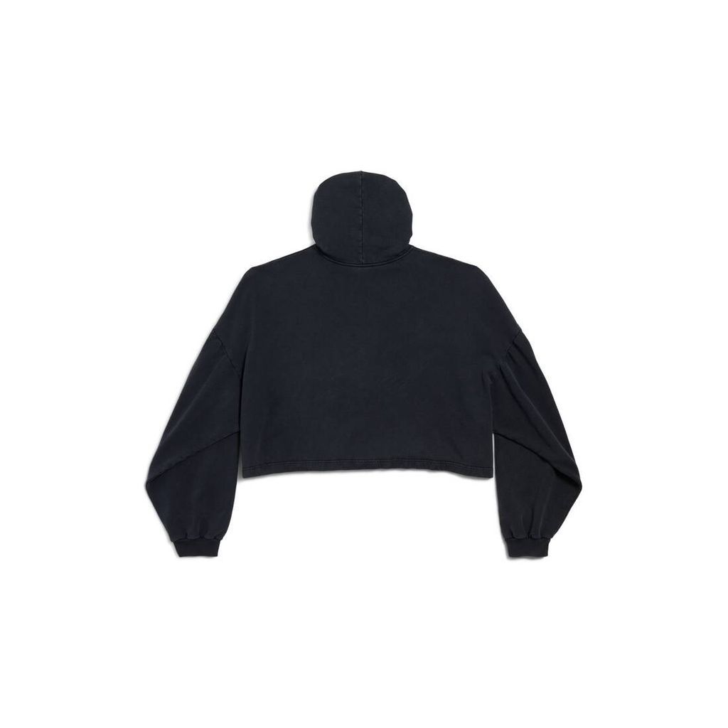 I Love Paris & Cropped Hoodie Oversized