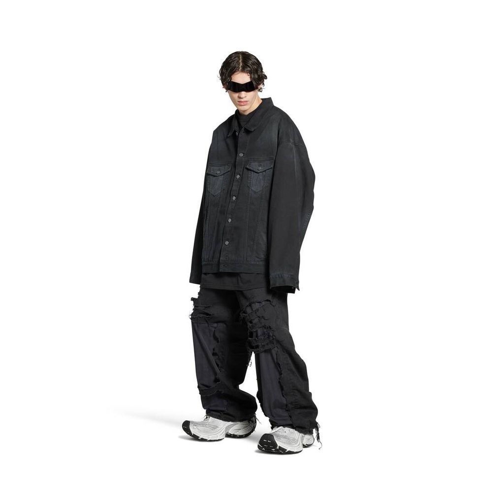 Metal BB Stencil Oversized Jacket