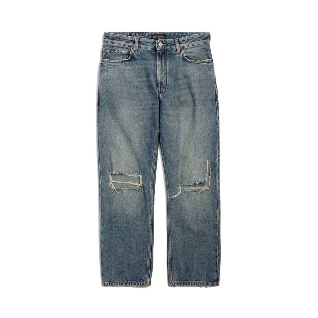 Loose Fit Buckle Pants