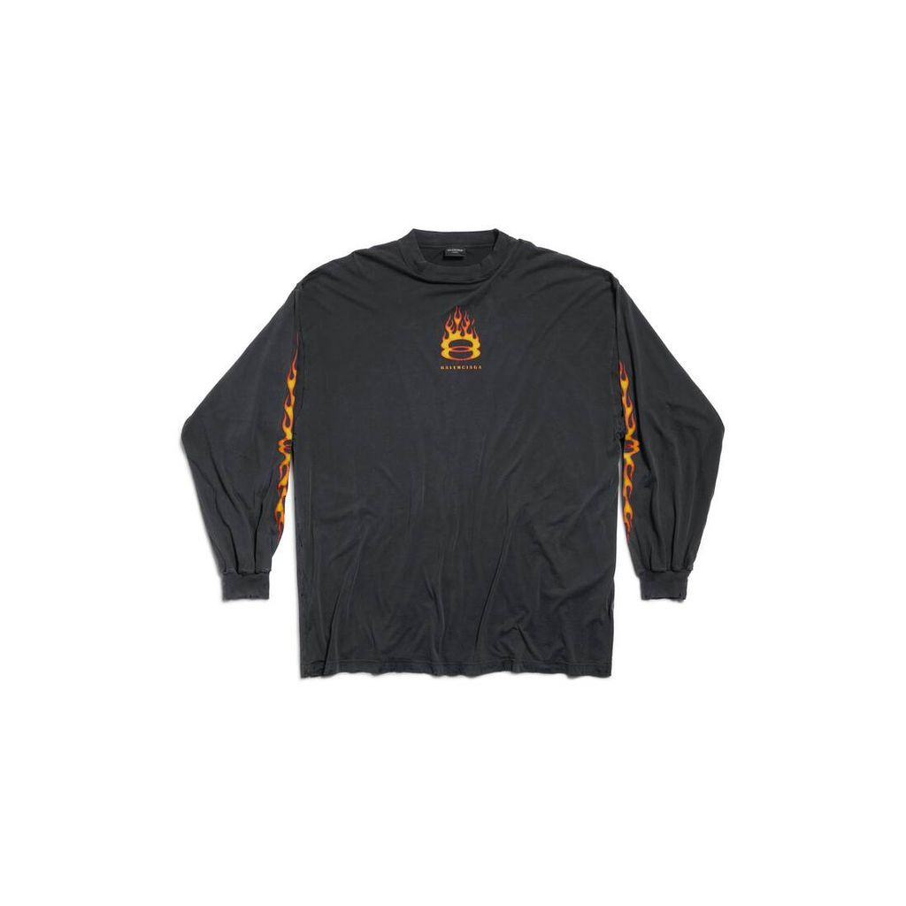 Burning Unity Long Sleeve T-Shirt Oversized