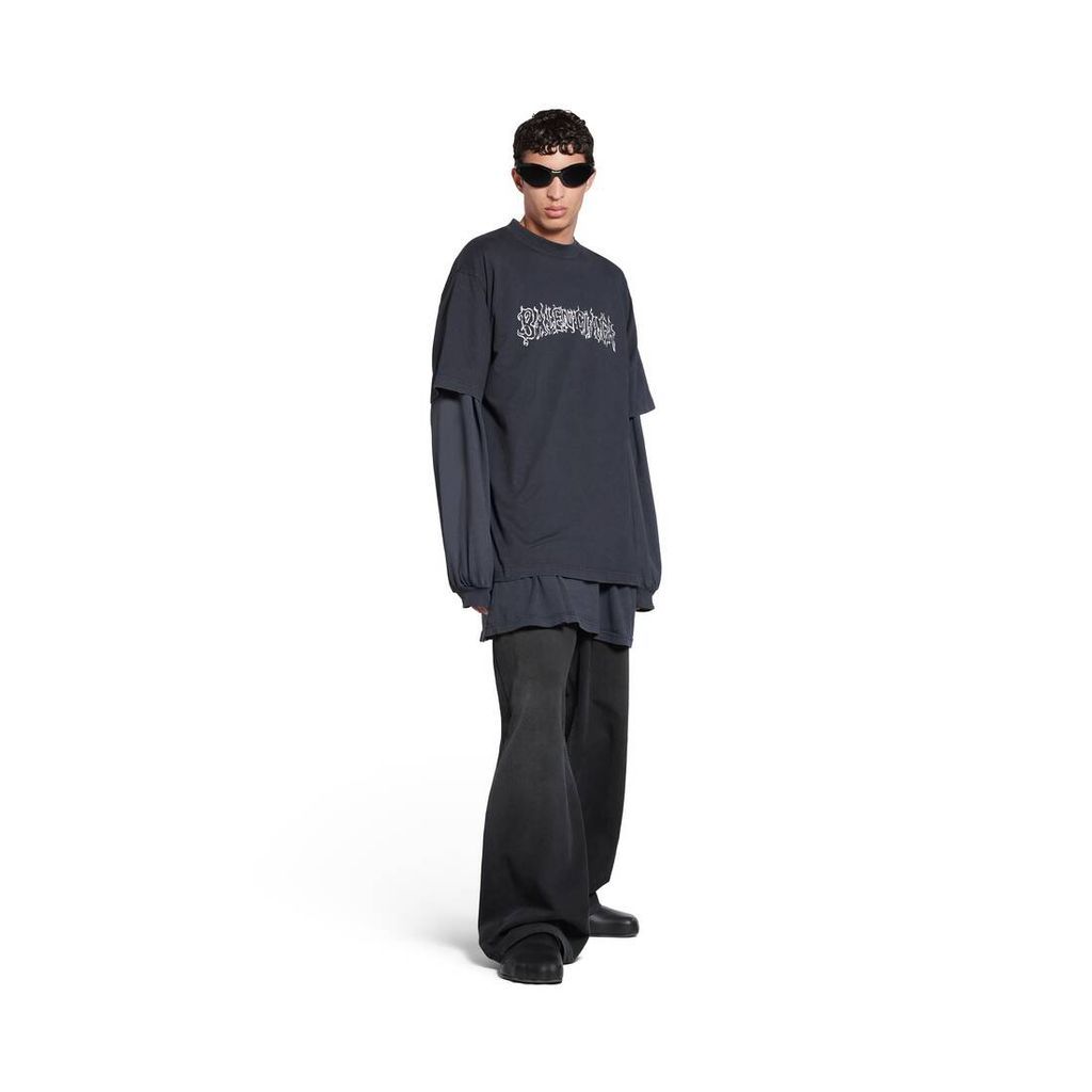 DIY Metal Outline T-Shirt Large Fit