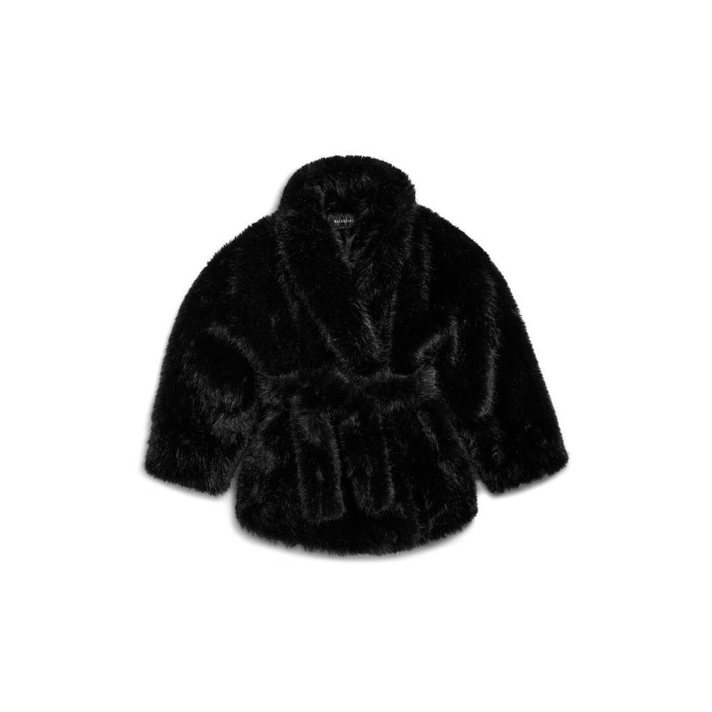 Cocoon Wrap Coat