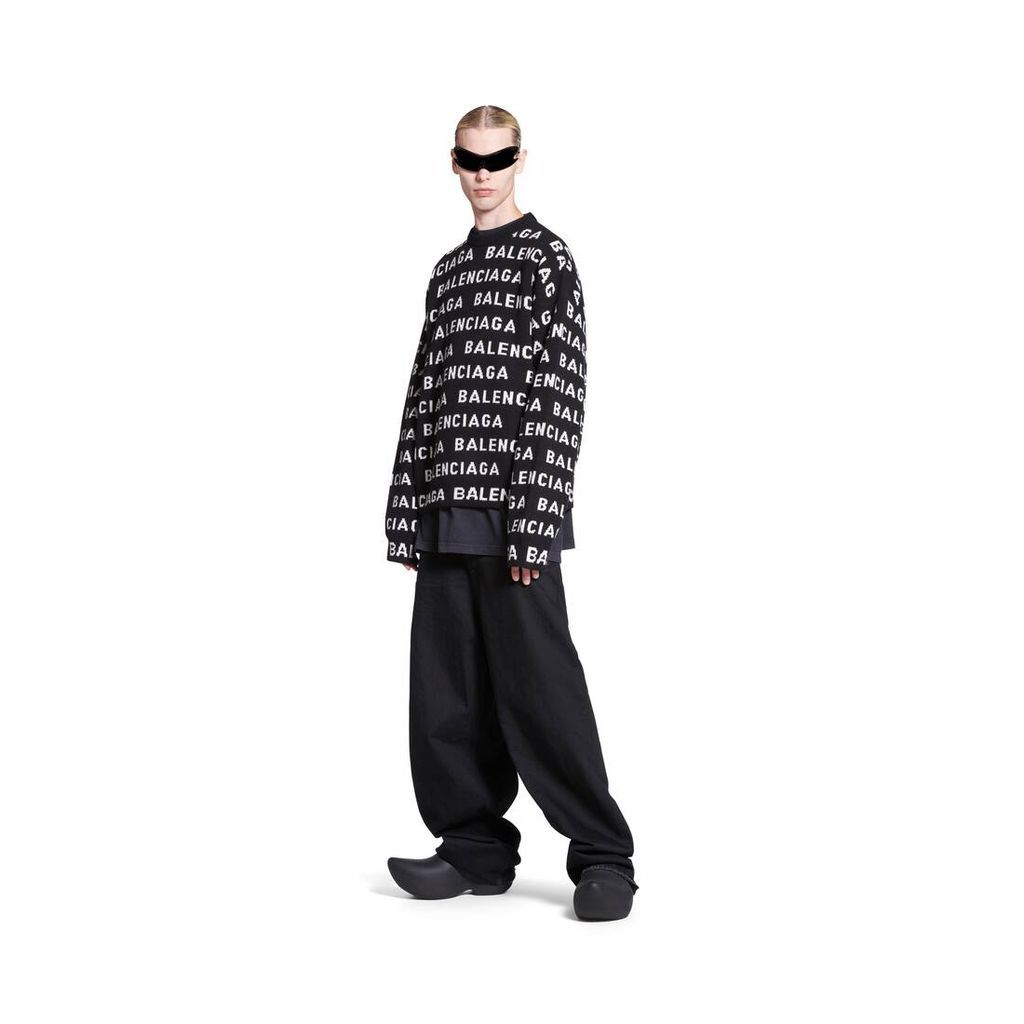 Horizontal Allover Sweater