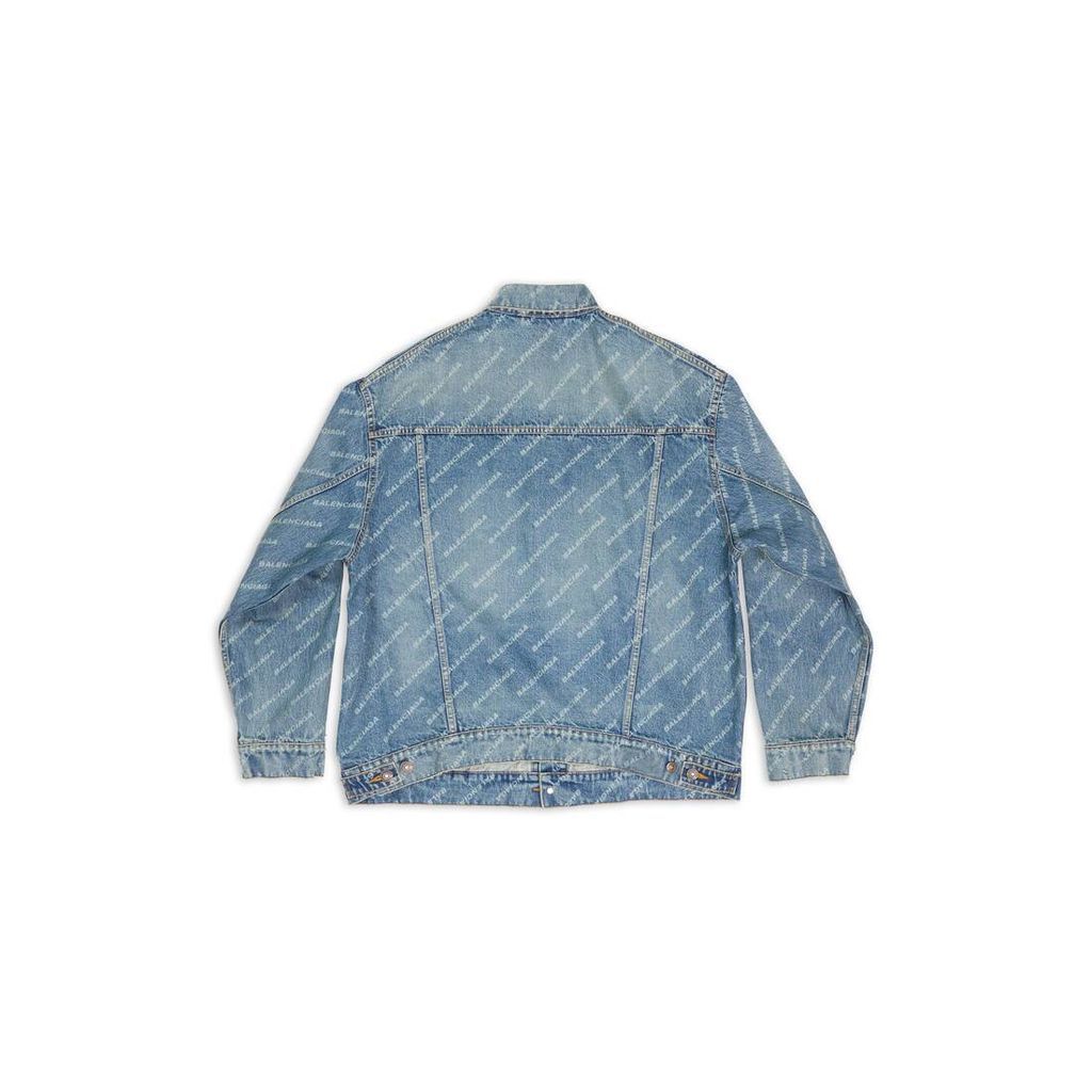 Racing All Over Logo Large Fit Jacket