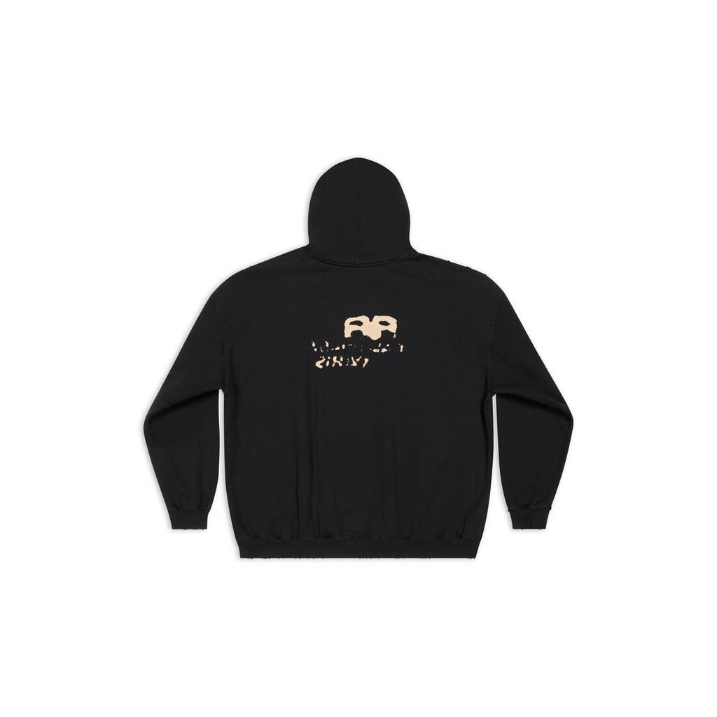 Hand-Drawn Bb Icon Hoodie Large Fit