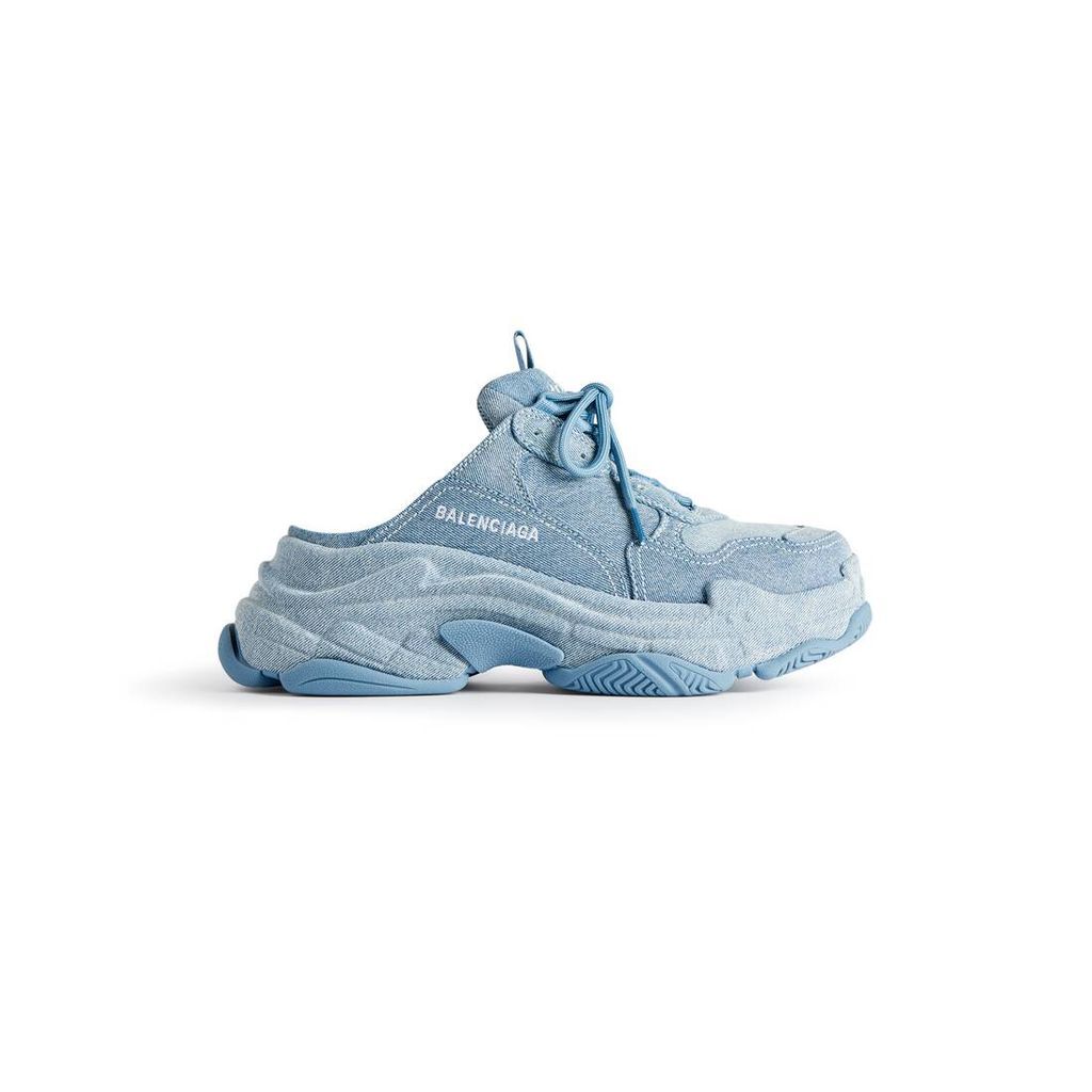 Triple S Mule Denim 