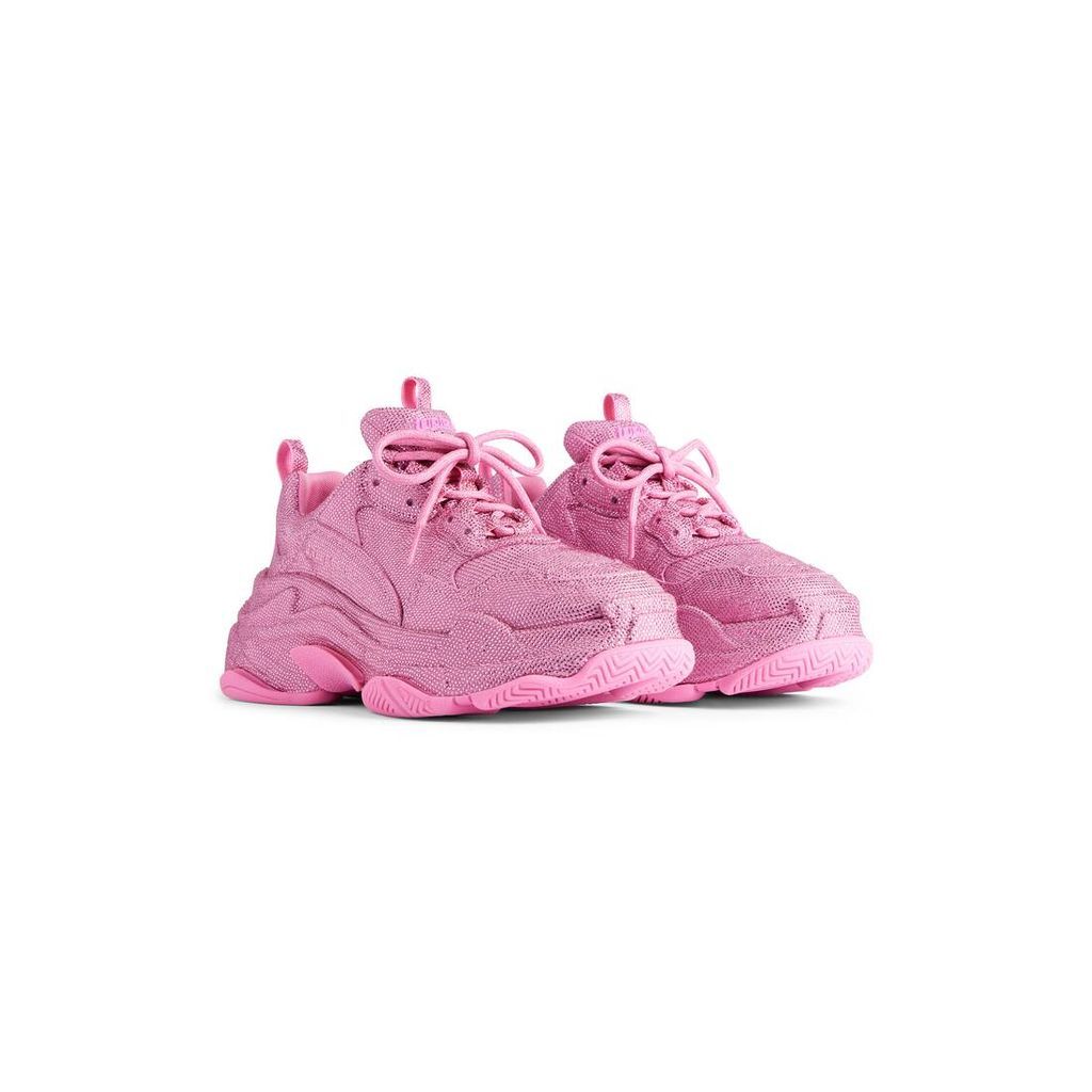 Triple S Sneaker With Rhinestones