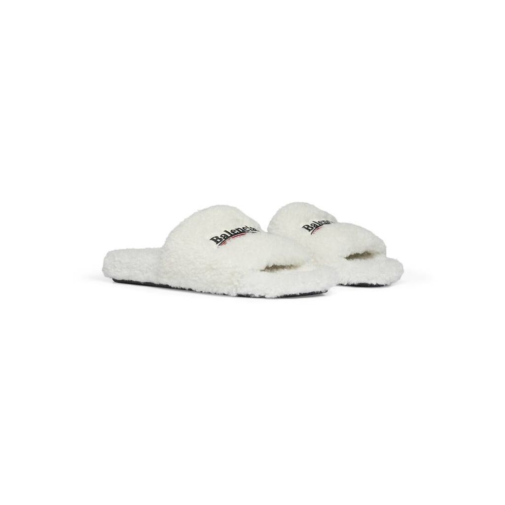 Furry Slide Sandal