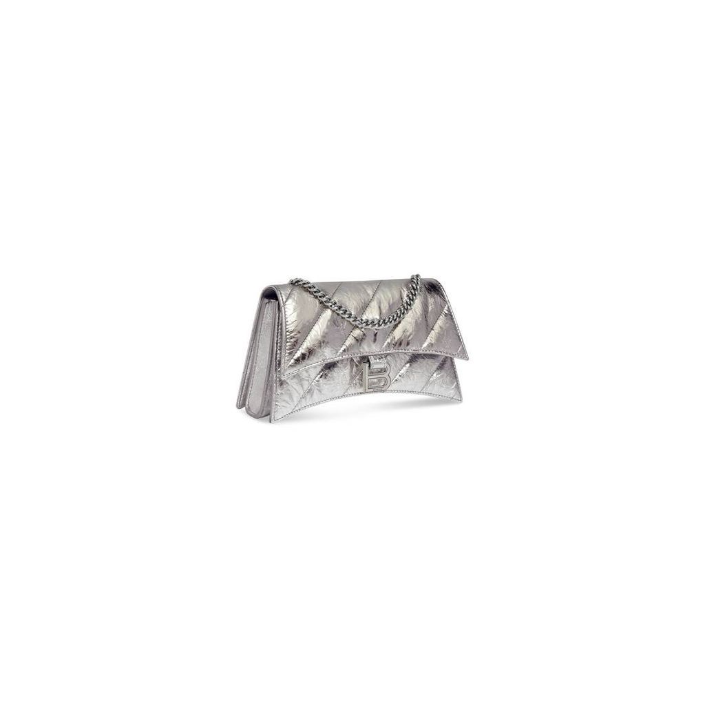 Crush Xs Chain Bag Metallized Quilted