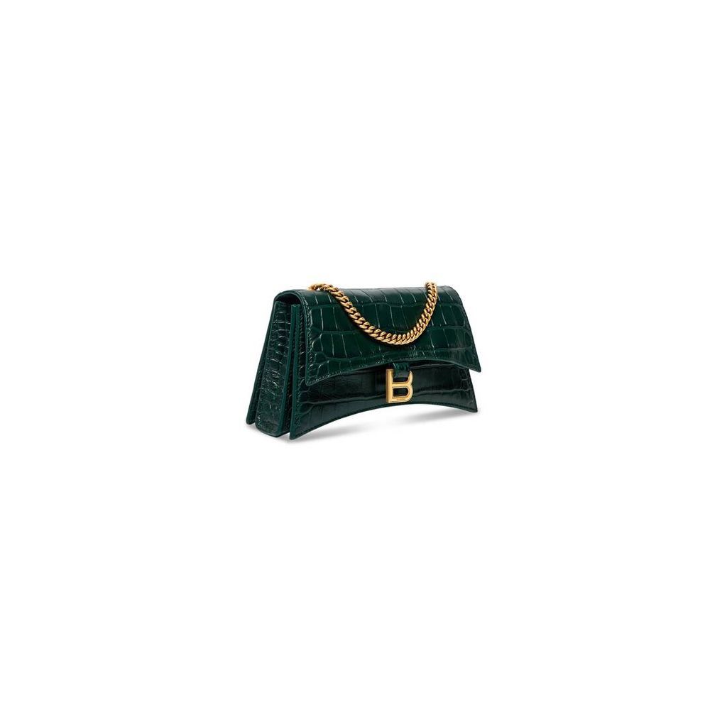 Crush XS Chain Bag Crocodile Embossed