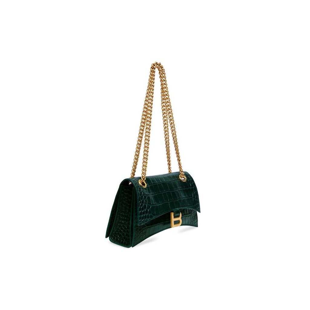 Crush Small Chain Bag Crocodile Embossed