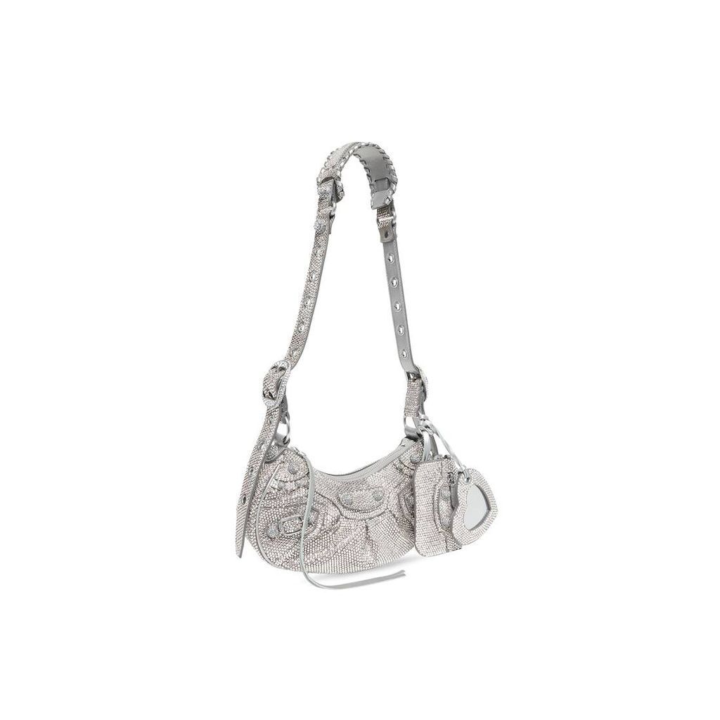 Le Cagole Shoulder Bag Xs With Rhinestones